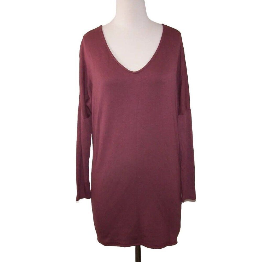 BP Tunic Top Shirt Small Comfy Cozy Stretch Soft Dropped Shoulder Long Sleeves